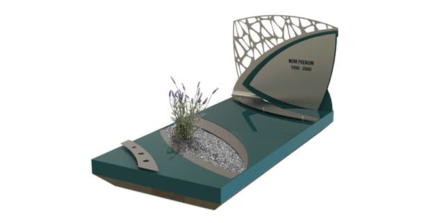 Un de nos monuments funéraires en Inox Marin.