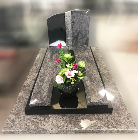 3 Pagen Décoration Funéraire En Forme De Cœur Avec Rose - Résistant Aux