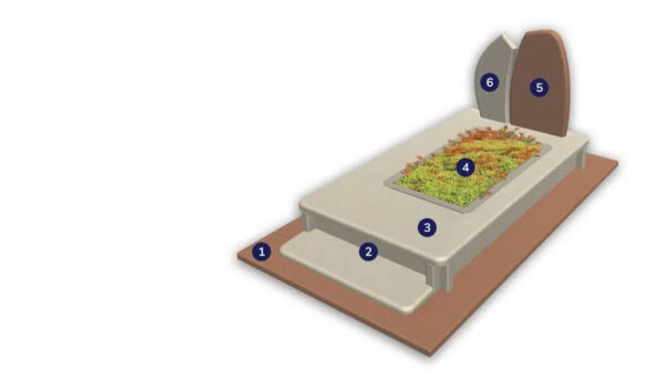 Monuments funéraires végétalisés | Concept Marbre